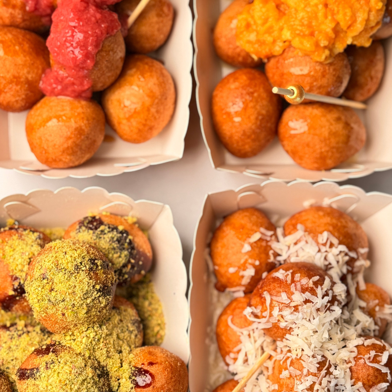 Golden Puffs puff-puff, freshly made