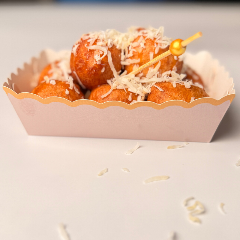 Golden Puffs puff-puff, freshly made