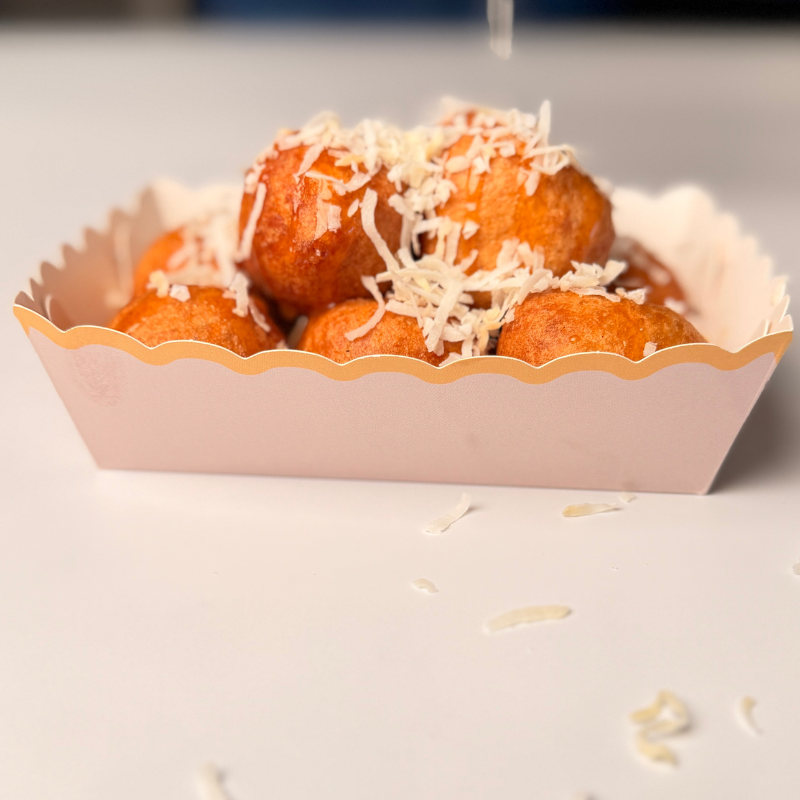 Golden Puffs puff-puff, freshly made